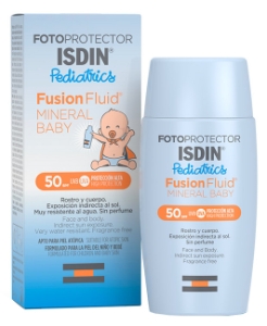 ISDIN FOTOPROTECTOR PEDIATRICS FUSION FLUID MINERAL BABY SPF 50+ 50ML