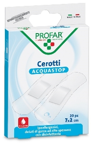 PROFAR CER ACQUASTOP 7X2CM 20P
