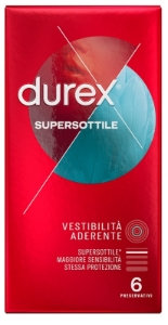 DUREX SUPERSOTTILE CLOSE FIT6P