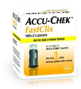 ACCU-CHEK FASTCLIX 100+2 LANCETTE