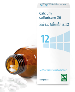 SALE N.12 - CALCIUM SULFURICUM D6 - SALI DI SCHUSSLER