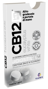 CB12 BOOST CHEWING GUM 10 GOMME WHITE